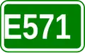 Route européenne 571