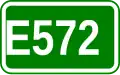Route européenne 572