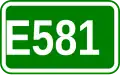 Route européenne 581