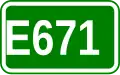 Route européenne 671