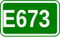 Route européenne 673