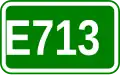 Route européenne 713