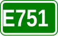 Route européenne 751