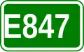 Route européenne 847