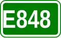 Route européenne 848