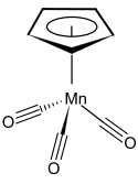 Image illustrative de l’article (Cyclopentadiényl)manganèse tricarbonyle