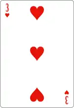 Trois de cœur