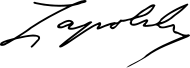 signature de Gabriela Zapolska