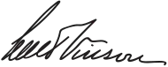 signature de Carl Vinson