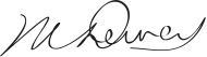 signature de Melvil Dewey
