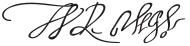 signature de Walter Raleigh