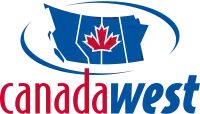Description de l'image Logotip Association sportive universitaire de l'Οuest canadien.svg.