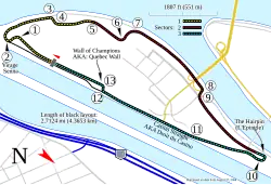 Tracé de la course