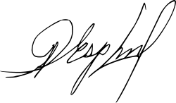 signature de Plácida Espinoza