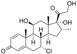 Image illustrative de l’article Alclométasone