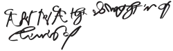 Signature de Anne de Clèves