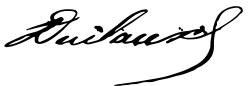signature d'Antoine Duclaux