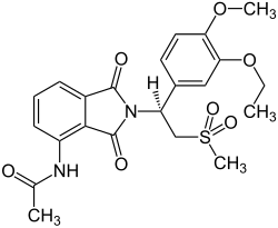 Image illustrative de l’article Aprémilast