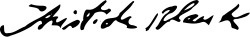signature d'Aristide Blank
