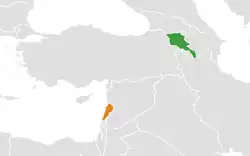Description de l'image Armenia Lebanon Locator.svg.