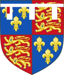 Description de l'image Arms of Richard of Shrewsbury, 1st Duke of York.svg.
