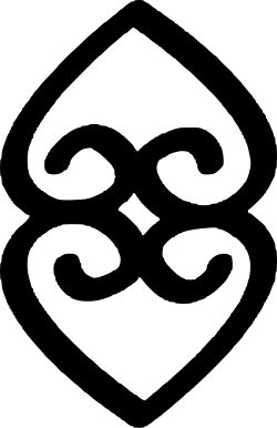 Symbole Adinkra d'Asase Ya.