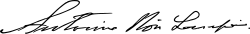 signature d'António Rodrigues Sampaio