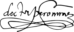 Signature de Pedro Nunes
