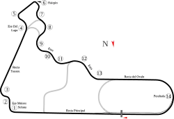 Tracé de la course