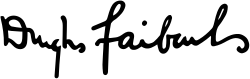 signature de Douglas Fairbanks