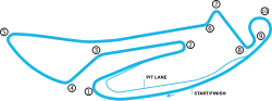 Tracé de la course