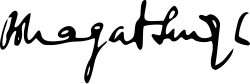 signature de Bhagat Singh