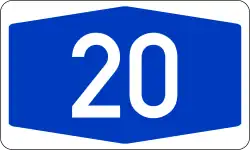 Logo de la Bundesautobahn.