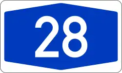 Logo de la Bundesautobahn.