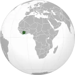 Description de l'image Côte d'Ivoire (orthographic projection).svg.