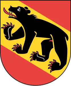 Image illustrative de l'article Drapeau et armoiries du canton de Berne