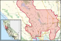 Description de l'image California's 4th congressional district (since 2023) (new version).svg.