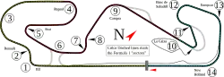 Tracé de la course