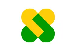 Drapeau utilisé par le conseil régional de Champagne-Ardenne.