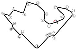 Tracé de la course