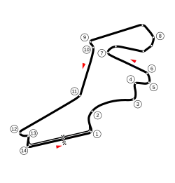 Tracé de la course
