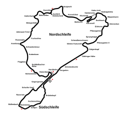 Tracé de la course