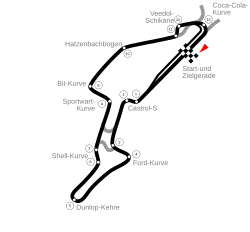 Tracé de la course