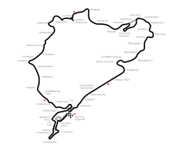 Tracé de la course
