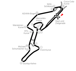 Tracé de la course