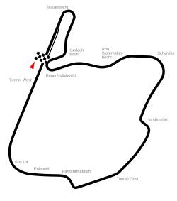 Tracé de la course