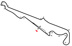 Tracé de la course