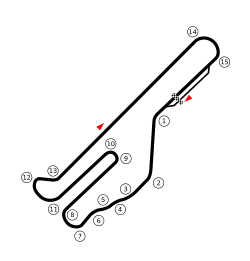 Tracé de la course