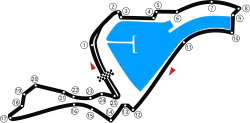 Tracé de la course