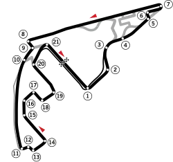 Tracé de la course